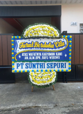 Papan Bunga Duka di Cimanintin